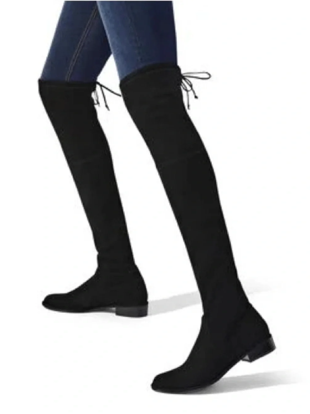 STUART WEITZMAN lowland over the knee suede BOOTS 6